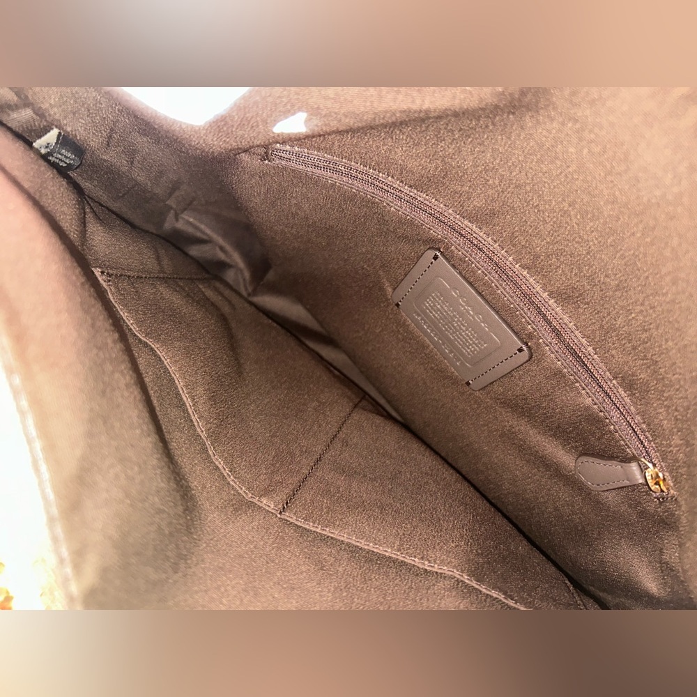 Coach Tan Leather Crossbody Bag - Picture 3 of 7